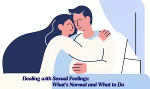 Graphic discussing normal sexual feelings and how to manage them.