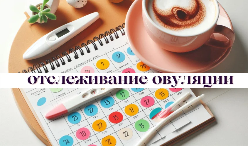 Графика, иллюстрирующая методы отслеживания овуляции.