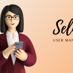 Graphic showing a guide for using the Selin app.