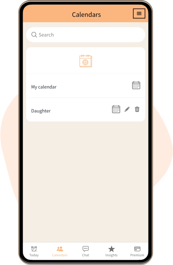 You can add multiple profiles for family members, enabling you to track their menstrual cycles alongside your own.