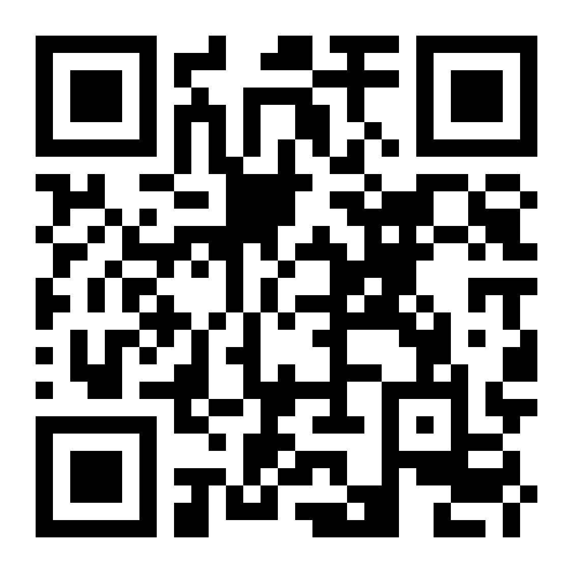 QR code to download the application