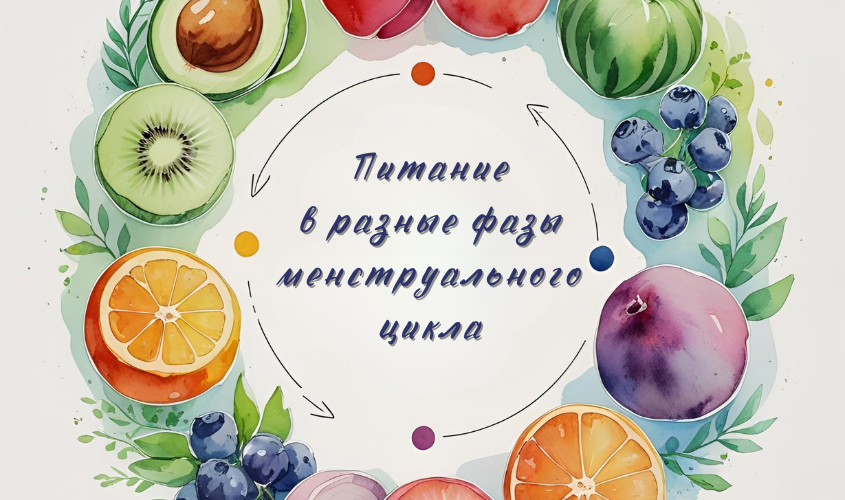 Питание по фазам менструального цикла для женщин